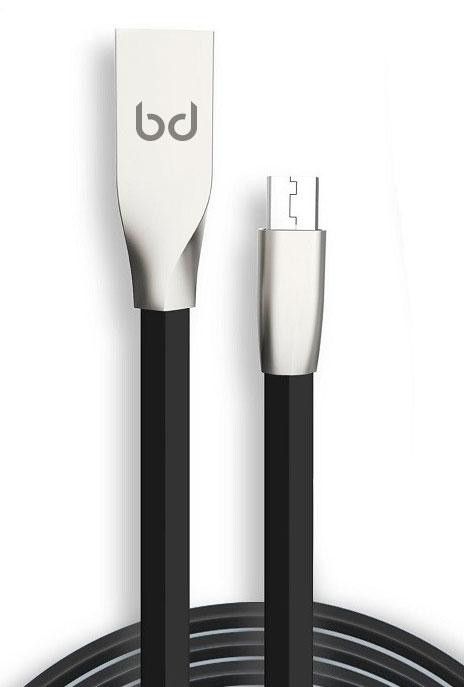Cable plano HQ USB a Micro USB 1.5 metros Biwond. Mod. US213