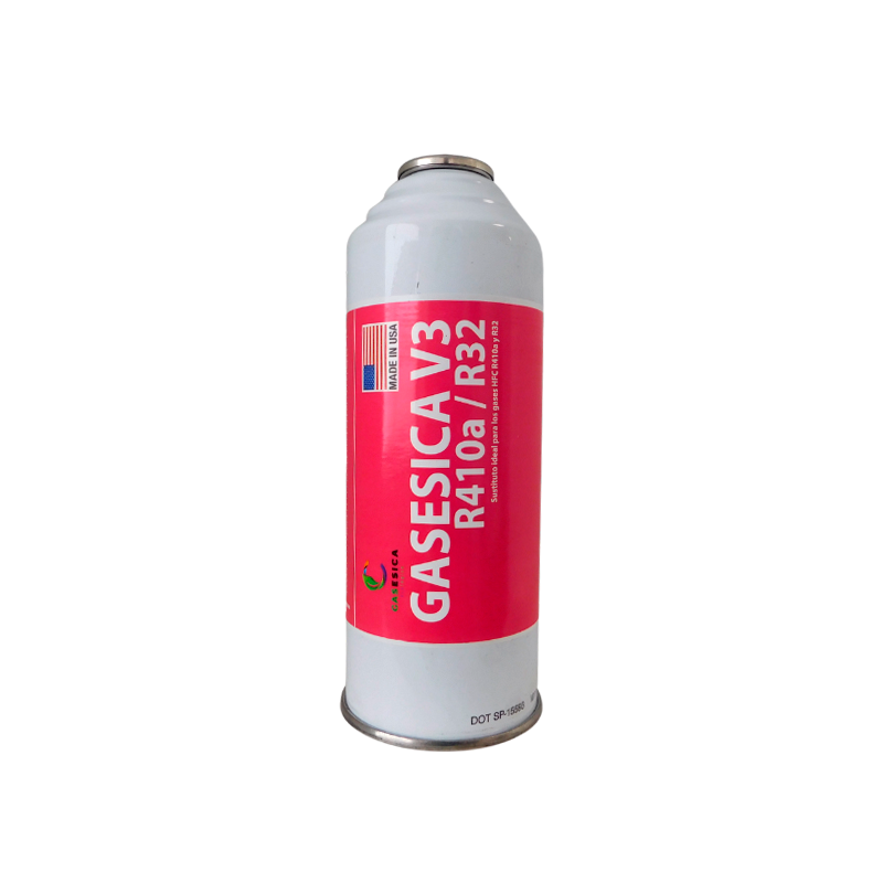 [16UN1790] Botella gas refrigerante ecológico sustituto R410A R32. Mod. V3 GASESICA