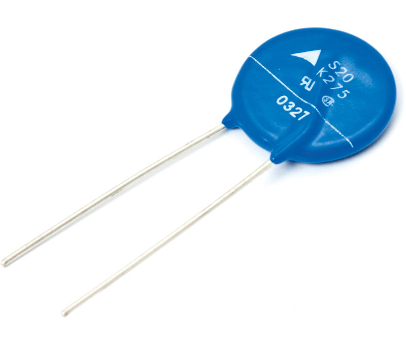 Varistor de óxido metálico, supresor de picos de voltaje. Mod. SIOVS20K275