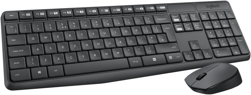 Combo teclado y ratón inalámbrico Logitech. Mod. MK235