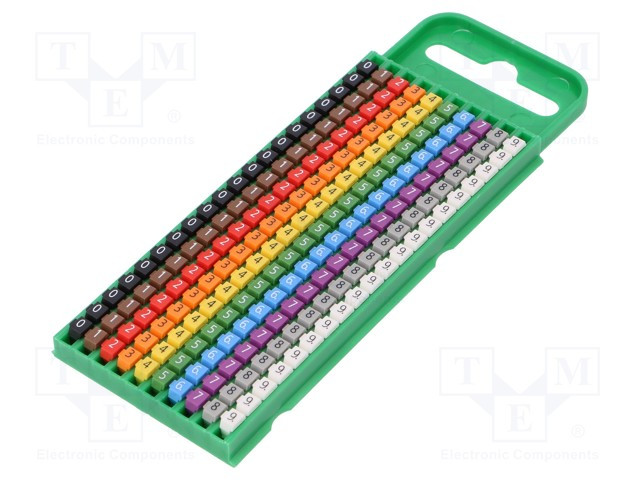 Números para cables 200 unidades 0,8÷2,2mm. Mod. WIC0-0-9