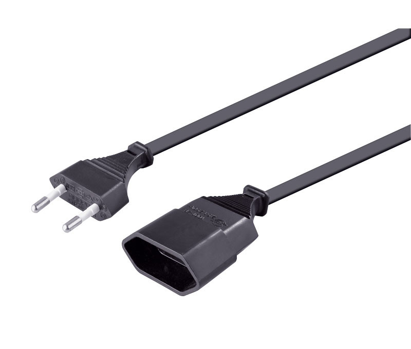 Prolongador de red Europa 4,0mm macho - hembra 3 mts. Mod. 430028G