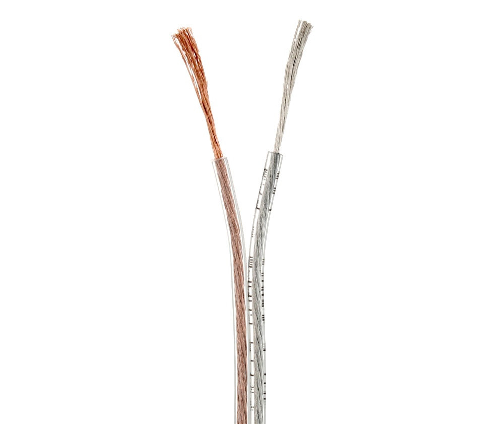 Cable para altavoz 2X1.50 cobre METRO transparente libre oxígeno. Mod. WIR8023