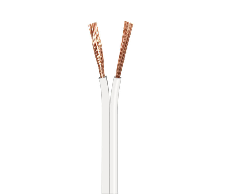 Cable para altavoz, Blanco polarizado 2X1.50 METRO. Mod. WIR9004