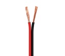 Cable para altavoz, Rojo-Negro 2X0.75MM. Mod. CP02R