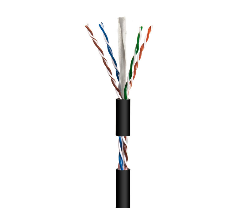 Cable para datos UTP Cat.6 rígido exterior, 100m. Mod. WIR9048