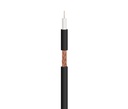 Cable Coaxial RG59 75 Ohm, carrete 100m Negro. Mod. WIR9061