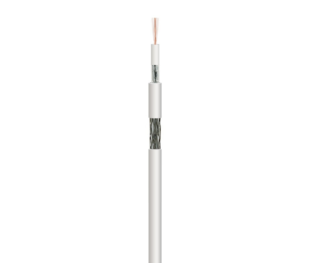 [WIR9064ELM] Cable mini coaxial 75 Ohm blanco metro. Mod. WIR9064