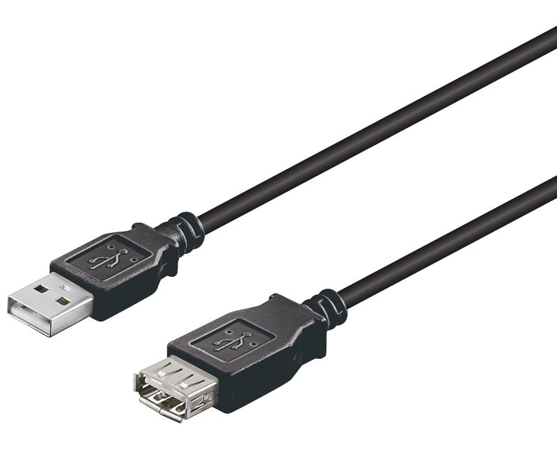Conexión USB-A 2.0 macho-hembra USB-A 2.0. Mod. WIR914