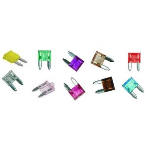 [2745MINIELG] Blíster de 10 mini fusible para coche de 5 a 30 A. Mod. 2745-MINI