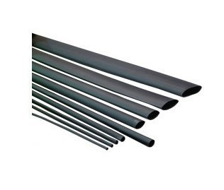 Tubo termorretractil 1.6 mm Negro 1 metro. Mod. XBPT1.6