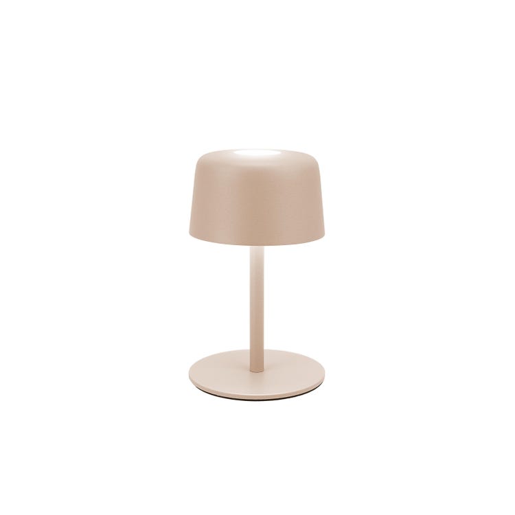 Lámpara de mesa sin cable táctil LED Dédalo GARZA 3000K. Mod. 401574C