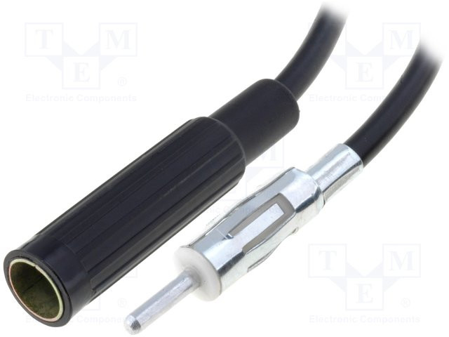 Prolongador de antena DIN tomacorriente DIN enchufe 5m. Mod. ZRS-PA-500