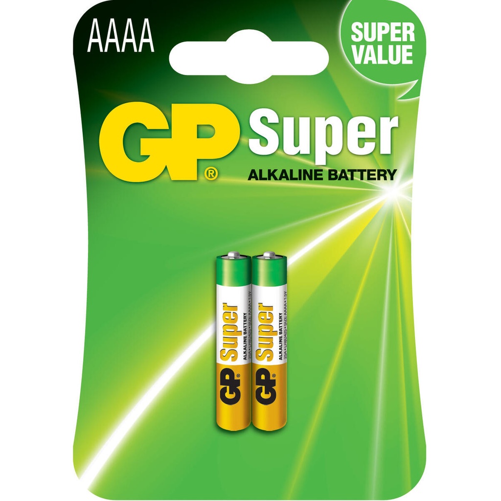 [25AGP] Pila alcalina AAAA 1.5V 25AGP (2 unidades). Mod. GPG400