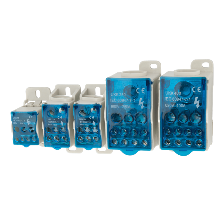 Repartidor unipolar 125A 1Px35 a 6x16. Mod. RHBBVCFJ125