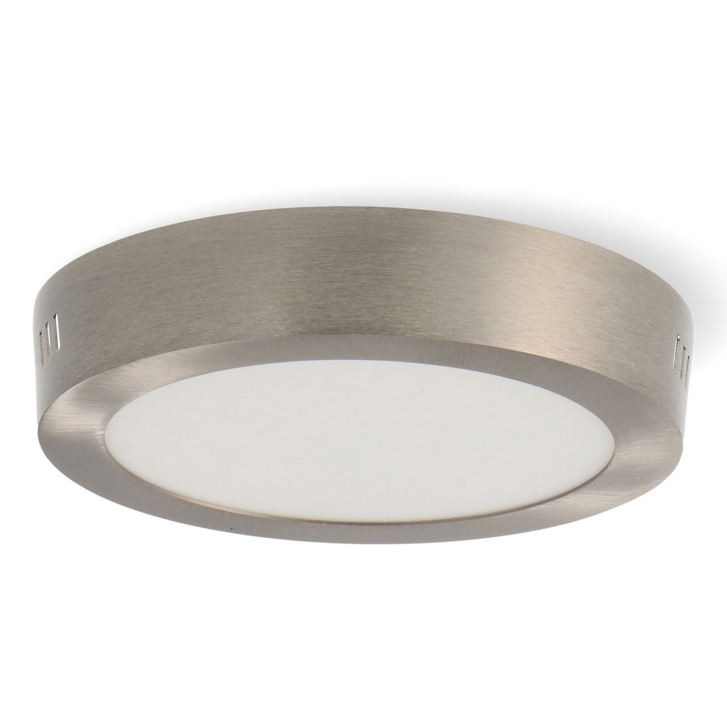 [LM5540] Panel de Superficie Níquel Circular 12W Cct. Mod. LM5540