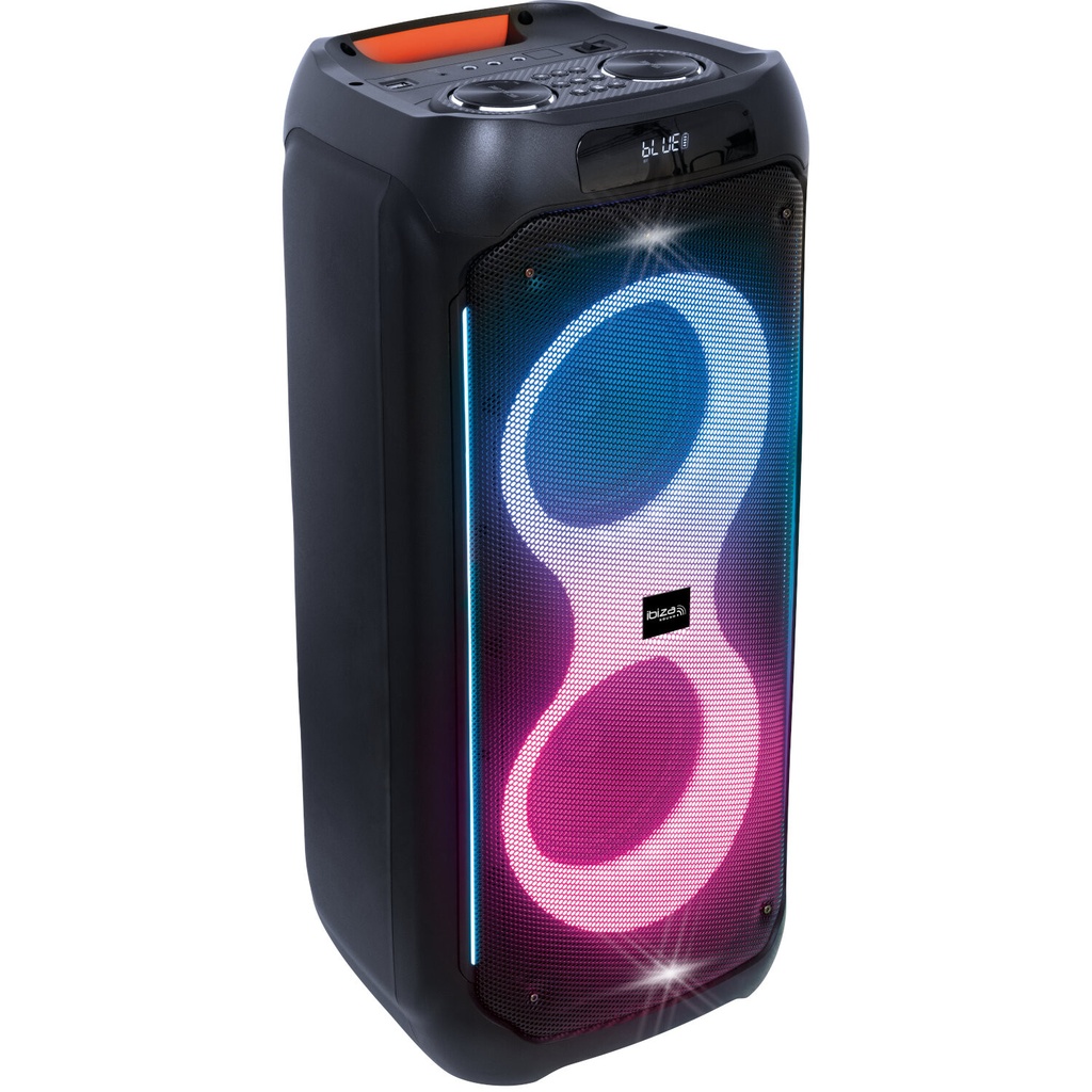 [COLUMBA800] Altavoz activo autónomo bluetooth 2 x 8" 800W Ibiza Sound. Mod. COLUMBA800