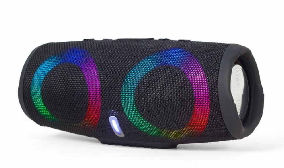 [SPKBTLED02] Altavoz portátil Bluetooth 10W batería Gembird. Mod. SPK-BT-LED-02