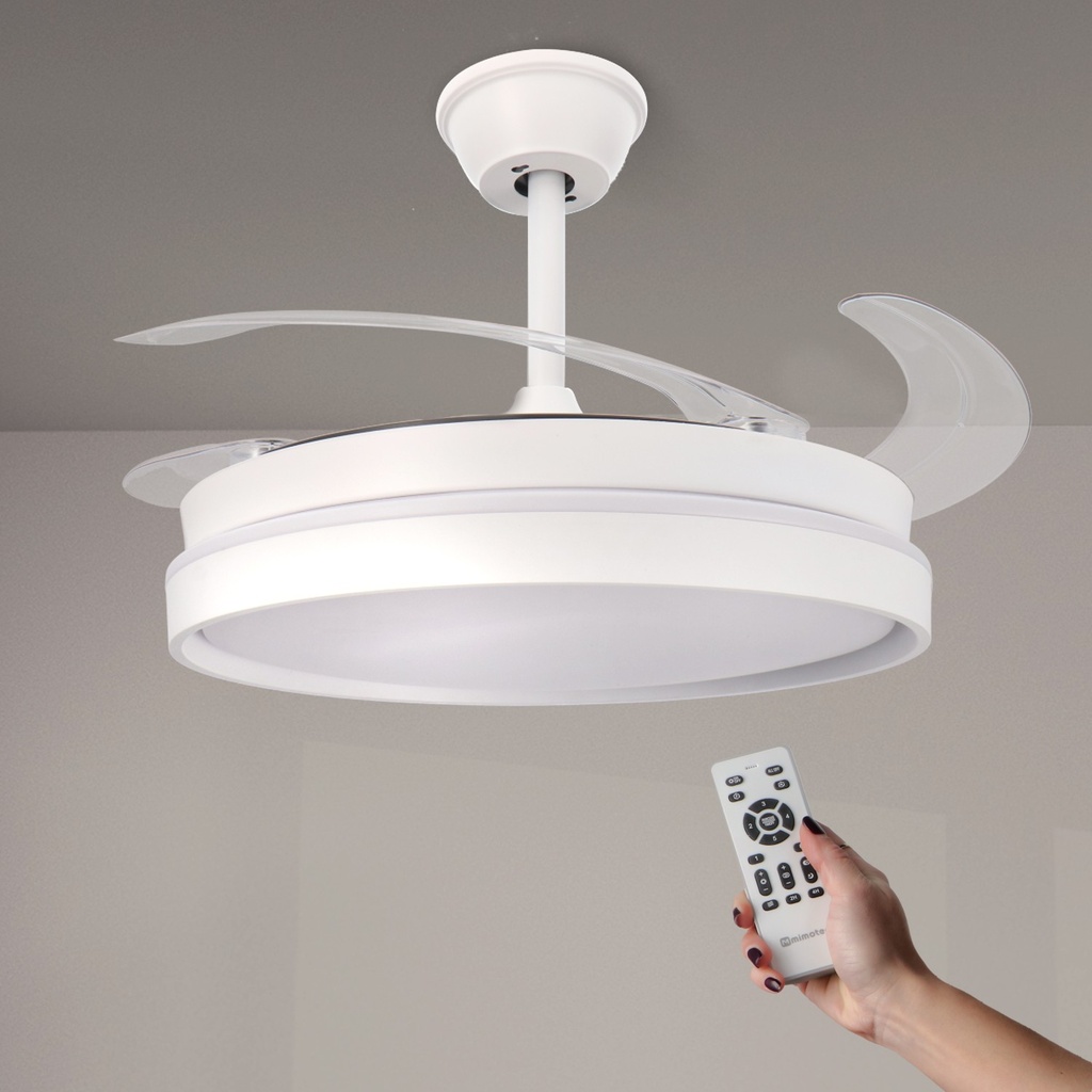 Ventilador de Techo Led White Afar ø107 Cm. Mod. LM8840