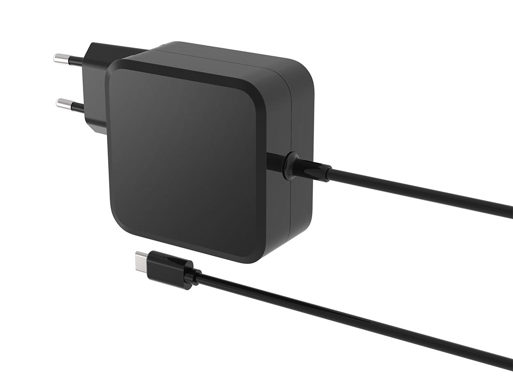 Cargador rápido universal GaN con cable USB-C, 1,8 m 100W. Mod. PSS6EUSB52