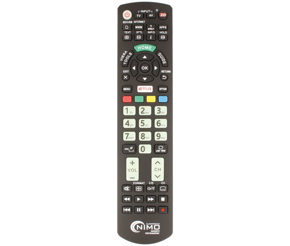 [D920TMMURC330PCE] Mando equivalente Panasonic. Mod. 60806PN