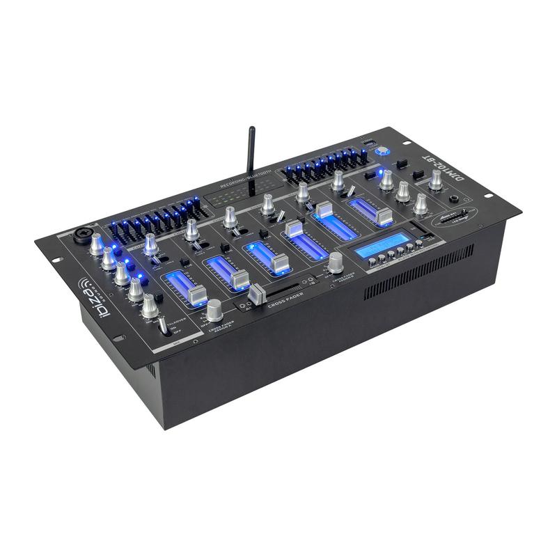 [DJM102BTLOT] Mesa de mezcla 4 canales USB Bluetooth Ibiza Sound. Mod. DJM102-BT