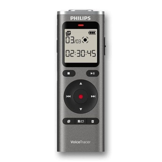 Grabadora digital 8GB flash nand Philips. Mod. DVT1170