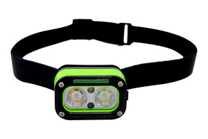 Linterna de cabeza frontal LED sensor 280lm. Mod. 60.342/N