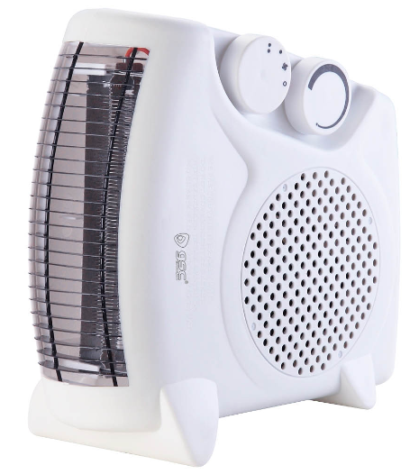 Calefactor vertical horizontal 2000W blanco Bikis. Mod. 005101860