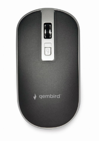 Ratón inalámbrico óptico negro Gembird. Mod. MUSW-4B-06-BS