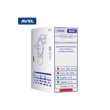 [411RA220040] Relé de alternancia dos bombas 400VAC AVEL. Mod. 411 RA220-040