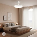 Ventilador de Techo Led White Olga Plus App ø107 Cm. Mod. LM8867