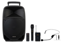 Altavoz activo portátil trolley batería 250W FONESTAR. Mod. MALIBU-312