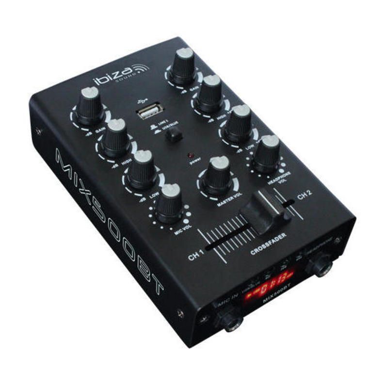 [MIX500BTCAL] Mesa de mezcla USB/BLUETOOTH Ibiza Sound. Mod. MIX500BT