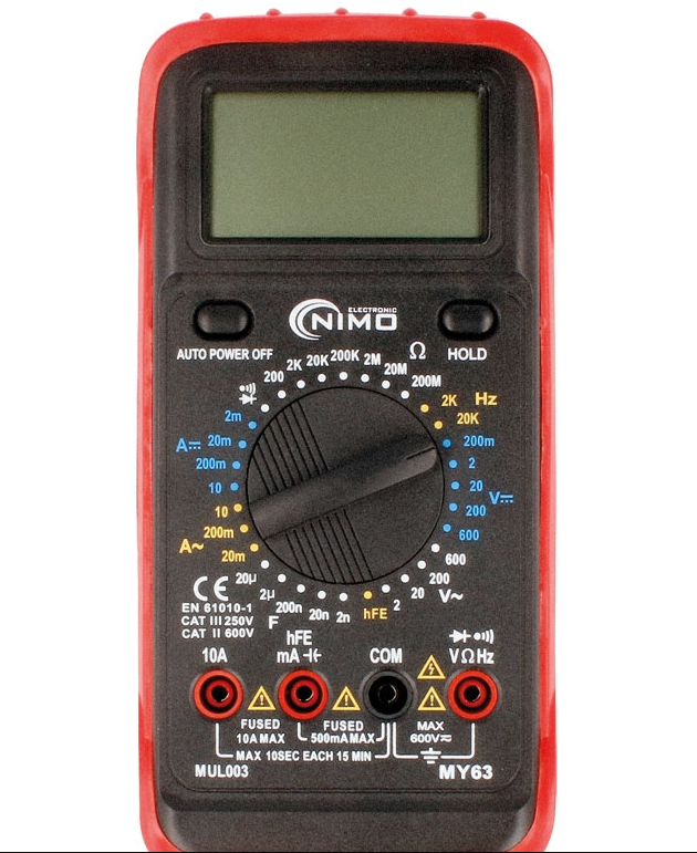 [MUL003ELM] Multímetro digital de alta prestación. Mod. MUL003