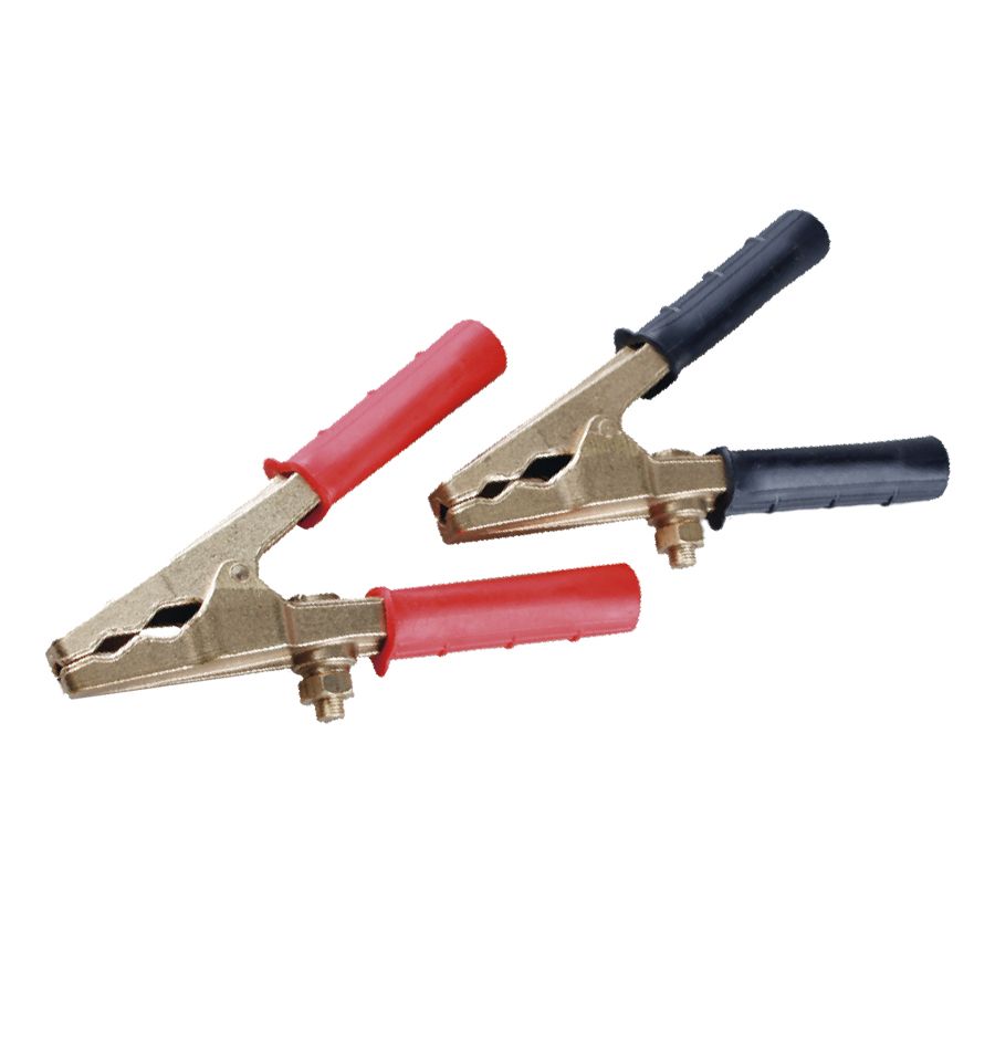 Juego de 2 pinzas para batería de bronce 600 A 155X100 Mm Alyco. Mod. 199368