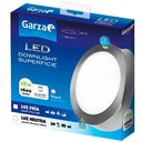 Downlight superficie LED 18W 4000K niquel. Mod. 401444A
