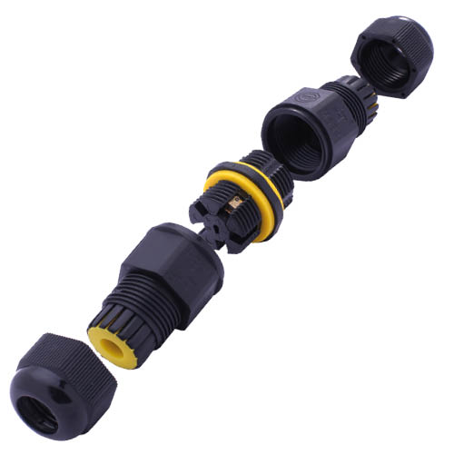Conector estanco con regleta 0.5-2.5mm IP68 5 polos. Mod. 501000005