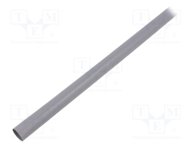 Tubo termorretractil 8mm gris 1 metro. Mod. XBPT-8GR