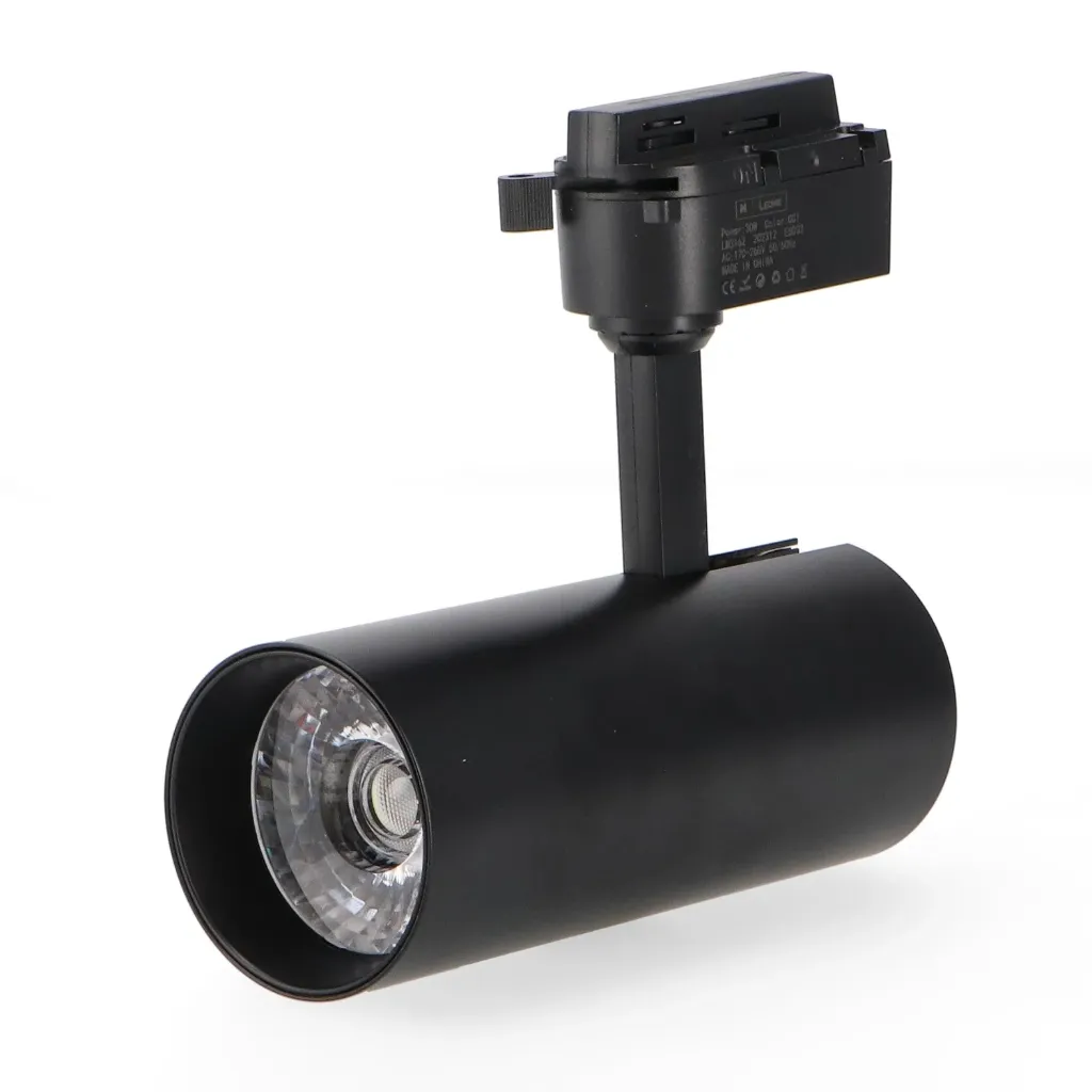 Foco Led Para Carril Black Aras 30W Monofásico Cct. Mod. LM3162