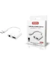 Adaptador USB-C a Jack 3.5mm Audio y USB-C Carga. Mod. AU217
