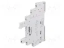 Zócalo mini relé 5 pin carril din 6A 250VAC. Mod. PI6W-1P