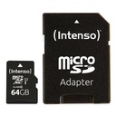 Tarjeta de memoria micro SD de 64 GB UHS-I CL10 Intenso. Mod. 3423490