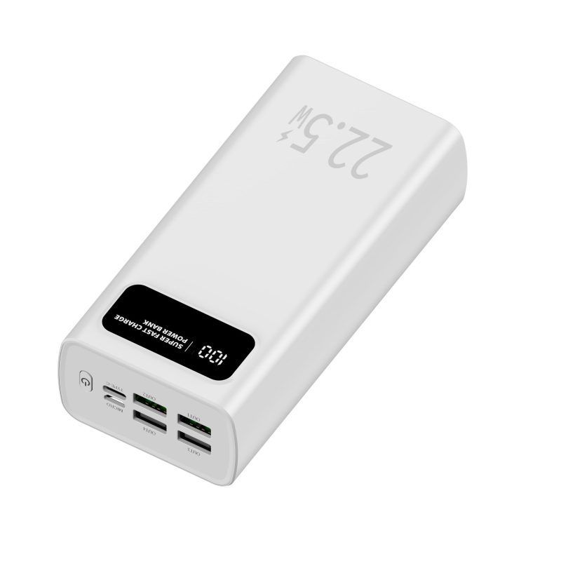Batería externa powerbank 30000mAh 22.5W PD20W LEOTEC. Mod. LEPOW30W22W