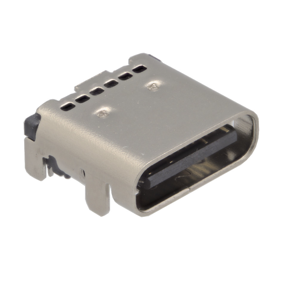 [4383] Conector USB C soldar SMD 24 pines/contactos. Mod. 4383