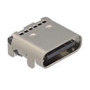 Conector USB C soldar SMD 24 pines/contactos. Mod. 4383