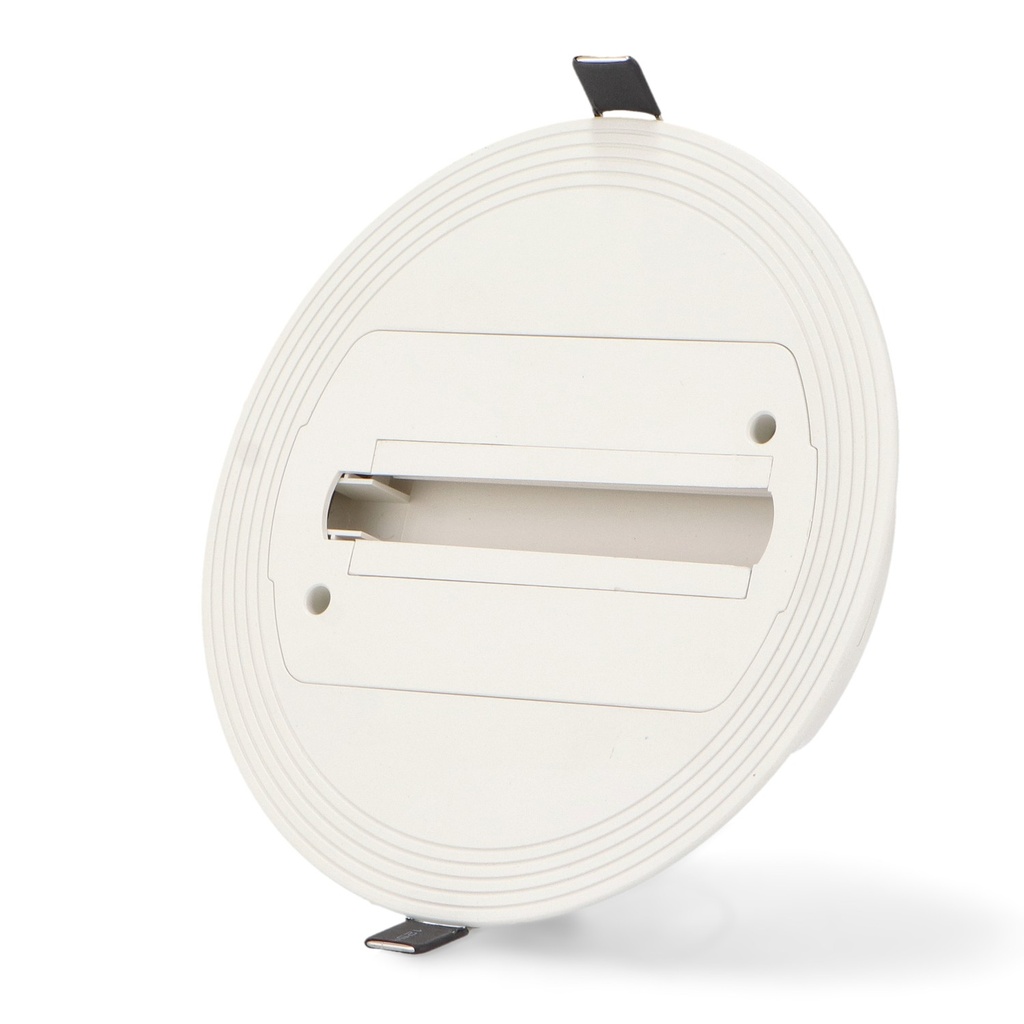 [LM3262] Base Empotrable Con Carril Blanco Monofásico. Mod. LM3262