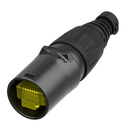 Soporte para conectores RJ45 cuerpo negro Neutrik. Mod. NE8MX-B