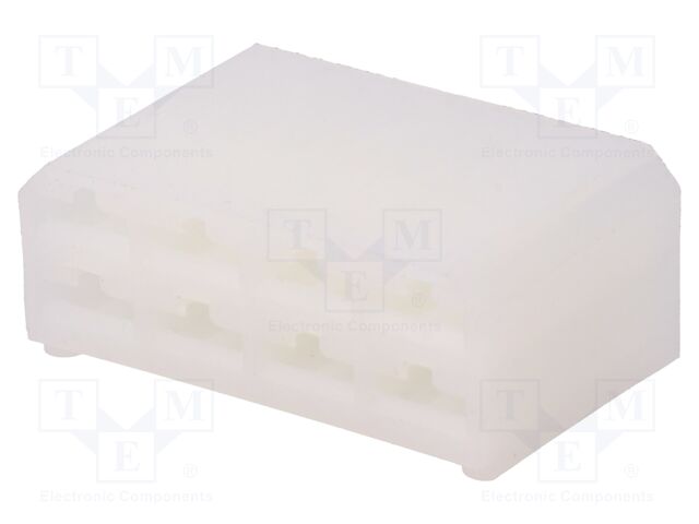 [100080WTME] Carcasa para terminal hembra de 8 vías de faston 6.3 mm. Mod. 100.080W