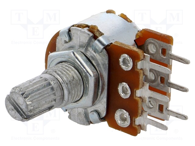 [R161481B2B10KTME] Potenciómetro axial 10k THT 6mm. Mod. R16148-1B-2-A10K